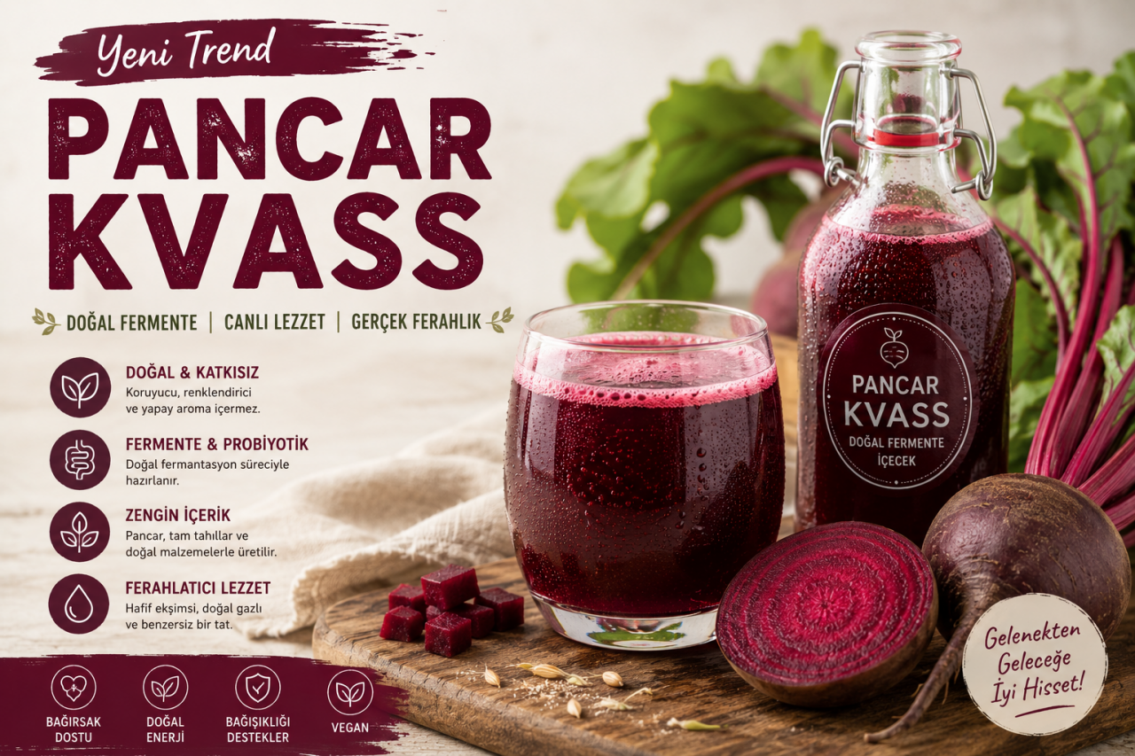 Yeni Trend: Kvass – Doğal Ferahlığın ve Geleneksel Lezzetin Yükselişi