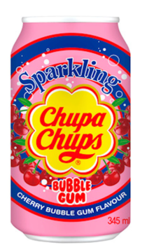Chupa Chups Cherry Bubblegum Flavour 345ml