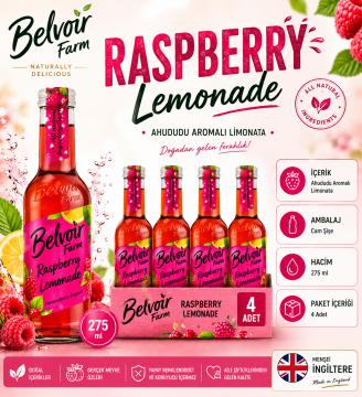 Belvoir Farm Ahududu Aromalı Limonata 275 ml x 4