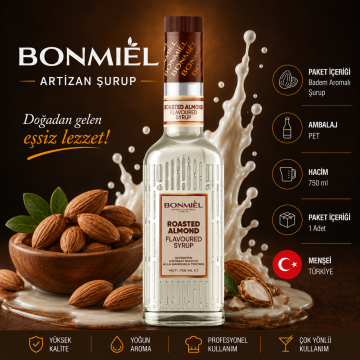 Bonmiel Artizan Badem Aromalı Şurup 750 ml