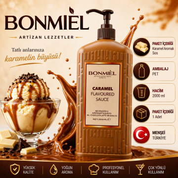 Bonmiel Artizan Vanilya Aromalı Sos 2000 ML
