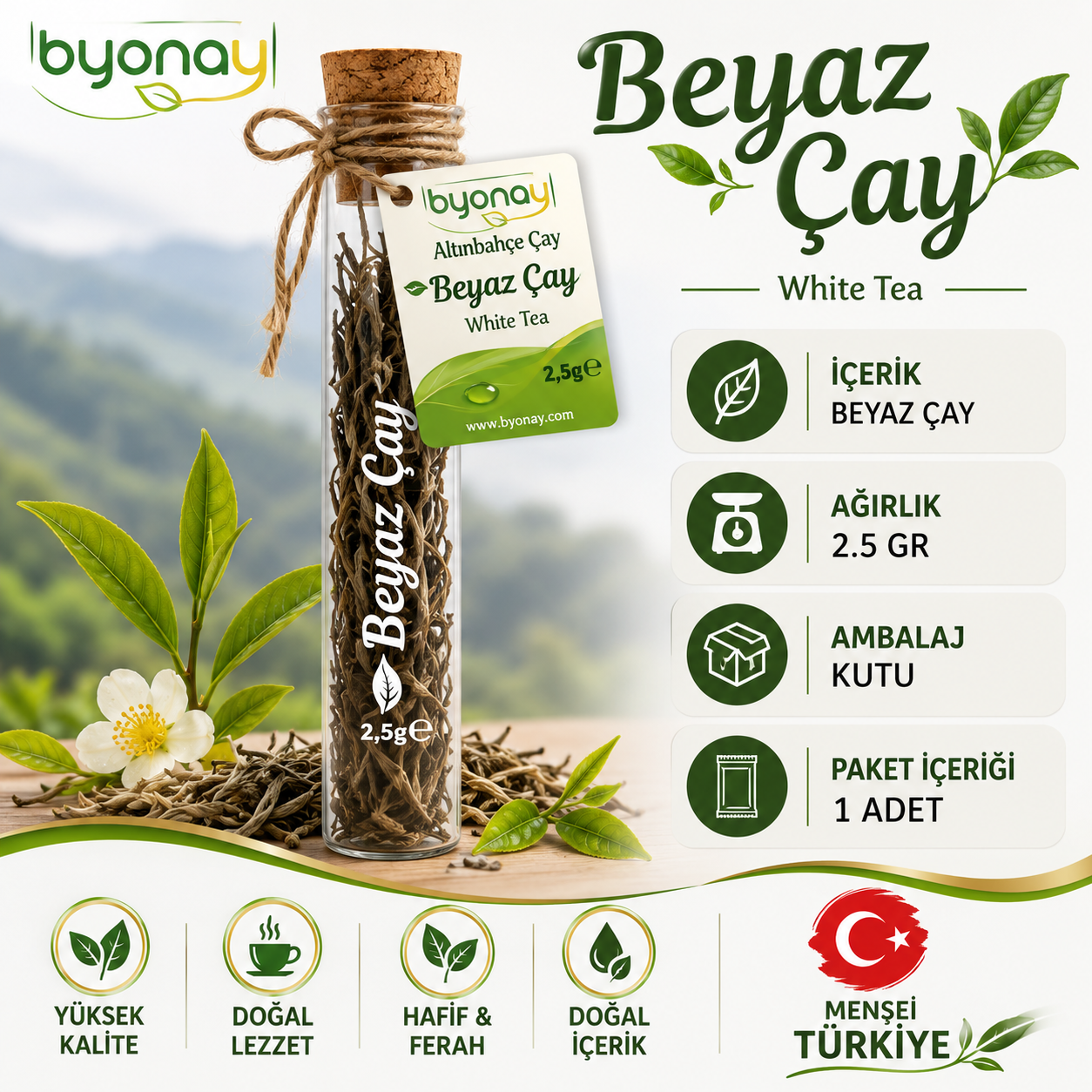 Altınbahçe Beyaz Çay 2,5 G