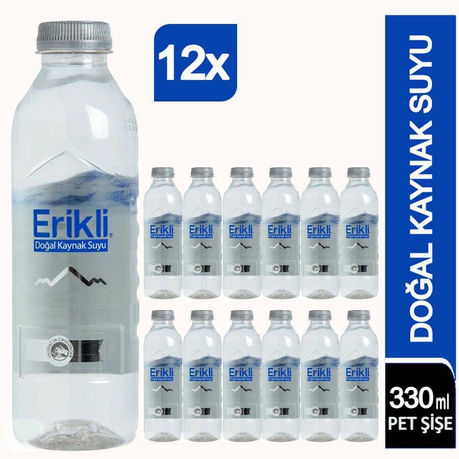 Erikli Premium Pet Su 12 × 330 ML