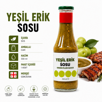 Geonatura Georgian Tkemali Yeşil Erik Sosu 330 Gr