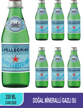 San Pellegrino Doğal Zengin Mineralli Su 6 X 250 ML