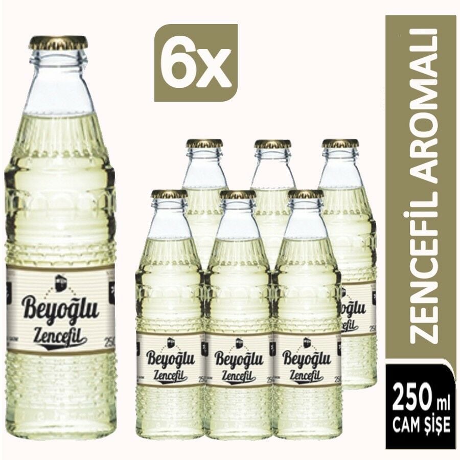 Beyoğlu Zencefilli Aromalı Gazoz 6×250 Ml