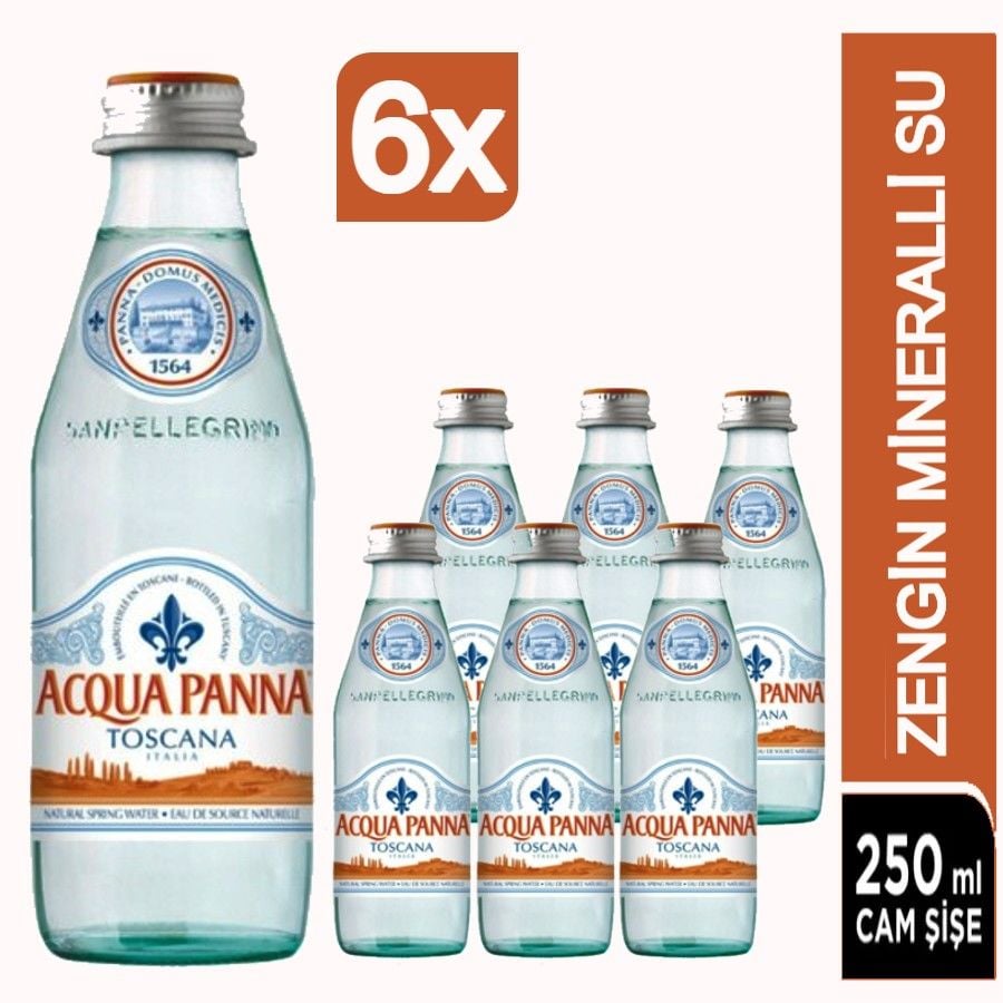 Acqua Panna Doğal Zengin Mineralli Su 6x250 ML