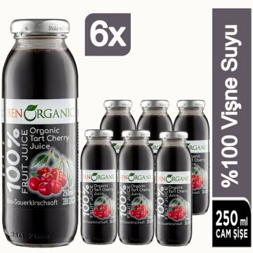 BenOrganic Organik Vişne Suyu 6x250ml