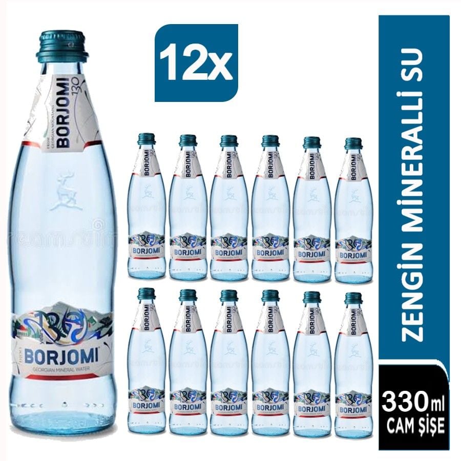 Borjomi Doğal Zengin Mineralli Su 12x330ml
