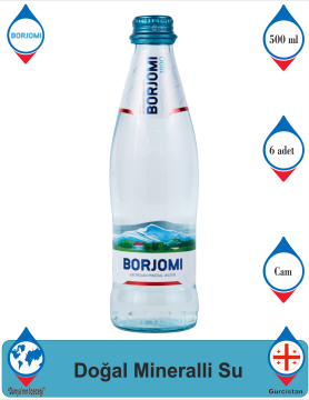 Borjomi Doğal Zengin Mineralli Su 6x500ml