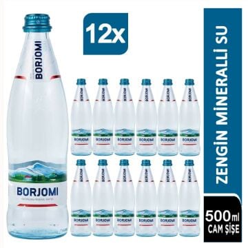 Borjomi Doğal Zengin Mineralli Su 12x500ml