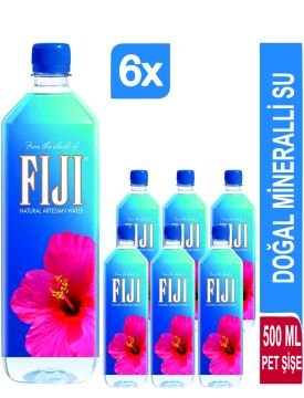 FİJİ Doğal Mineralli Su Pet Şişe  6 X 500 ML