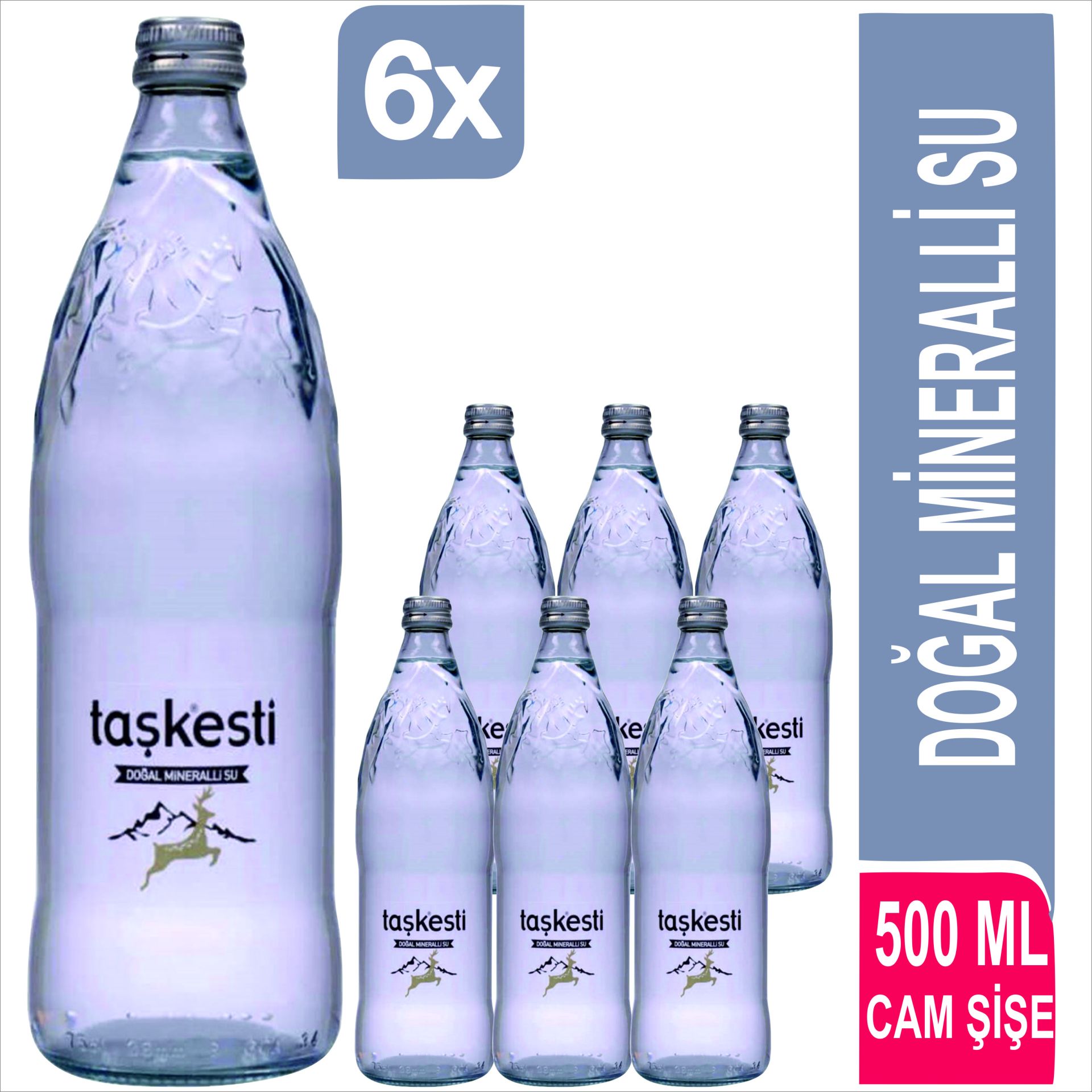 TAŞKESTİ Doğal Mineralli Su 6 x 750 ML
