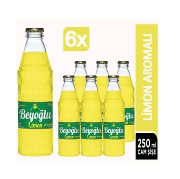 Beyoğlu Limon Meyve Aromalı Gazlı İçecek 6X250 Ml