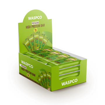 WASPCO Antep Fıstıklı Yüksek Protein Bar 50g