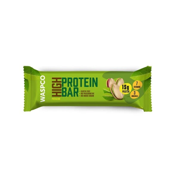 WASPCO Antep Fıstıklı Yüksek Protein Bar 50g