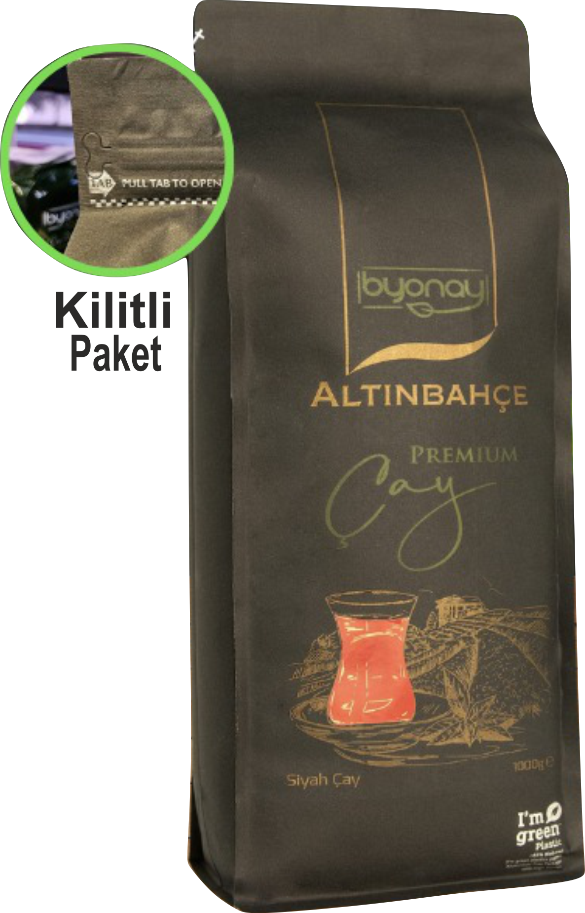 BYONAY Altınbahçe Premium Siyah Çay 1000 Gr