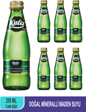 Kula Premium Doğal Mineralli Maden Suyu 250 ML x 6