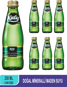 Kula Premium Doğal Mineralli Maden Suyu 250 ML x 6