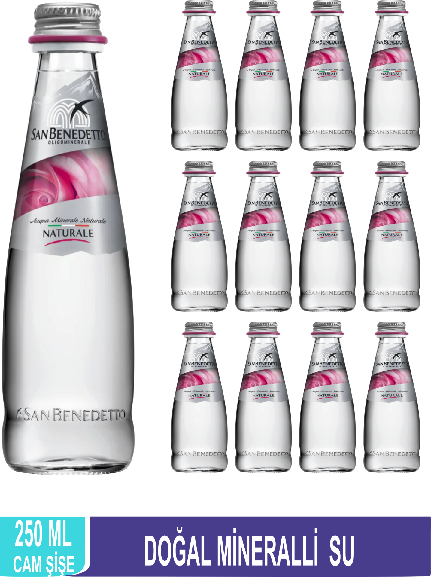 SAN BENEDETTO Doğal Mineralli Su 250 ML x 12