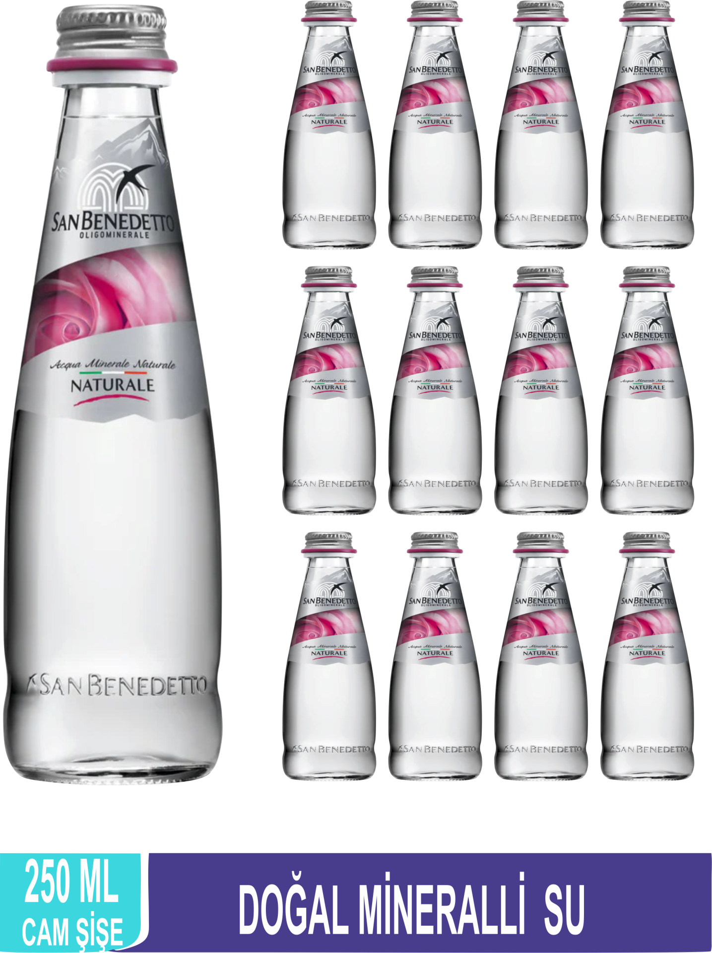 SAN BENEDETTO Doğal Mineralli Su 250 ML x 12