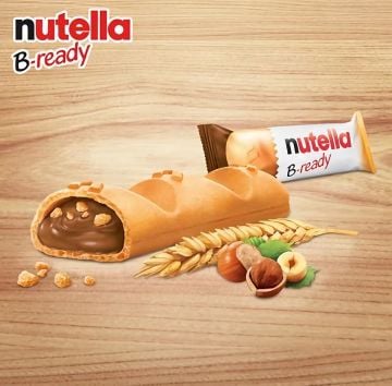 NUTELLA B-Ready Kakolu Fındık Kreması Dolgulu Buğday Gevrekli Gofret 132 Gr(6X22 Gr)