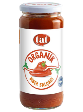 Tat Organik Tatlı Biber Salçası 480 G