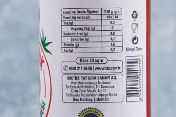 Tat Organik Domates Rendesi 470 G