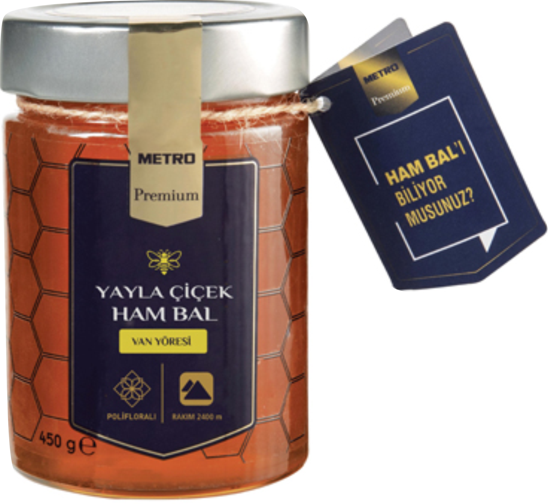Van Yöresi Yayla Çiçek Ham Bal 450 gr