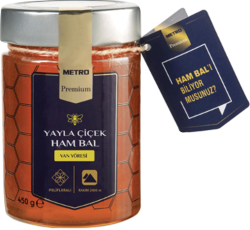 Van Yöresi Yayla Çiçek Ham Bal 450 gr