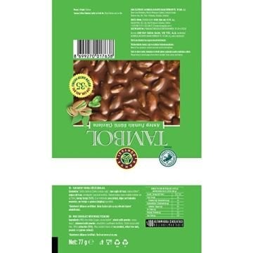 Kahve Dünyası Tambol Sütlü Fıstıklı Çikolata 77 g