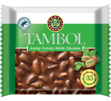 Kahve Dünyası Tambol Sütlü Fıstıklı Çikolata 77 g