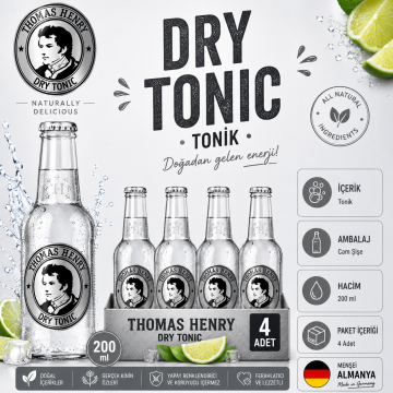 Thomas Henry Slim Tonic 200 ML x 4