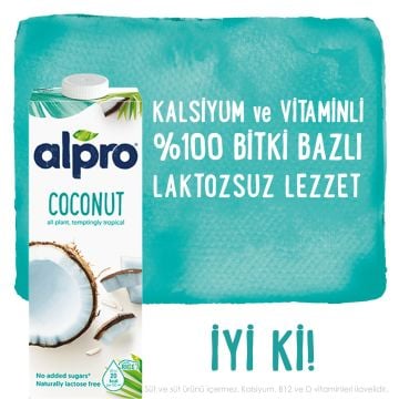 Alpro Hindistan Cevizi İçeceği 1 L