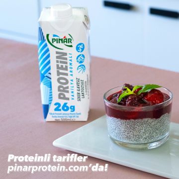 PINAR Protein Vanilya Aromalı Süt 500 ML