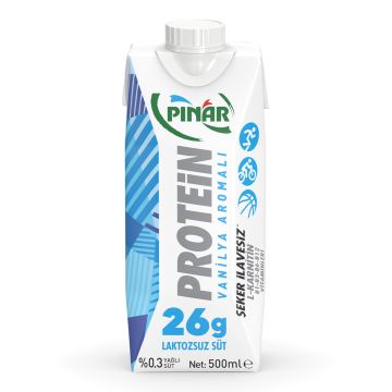 PINAR Protein Vanilya Aromalı Süt 500 ML