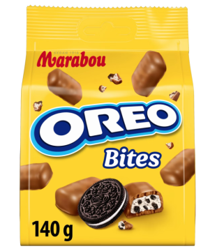 Marabou Oreo Bites Sütlü Çikolata Kaplı Bisküvi Parçacıklı 140 g
