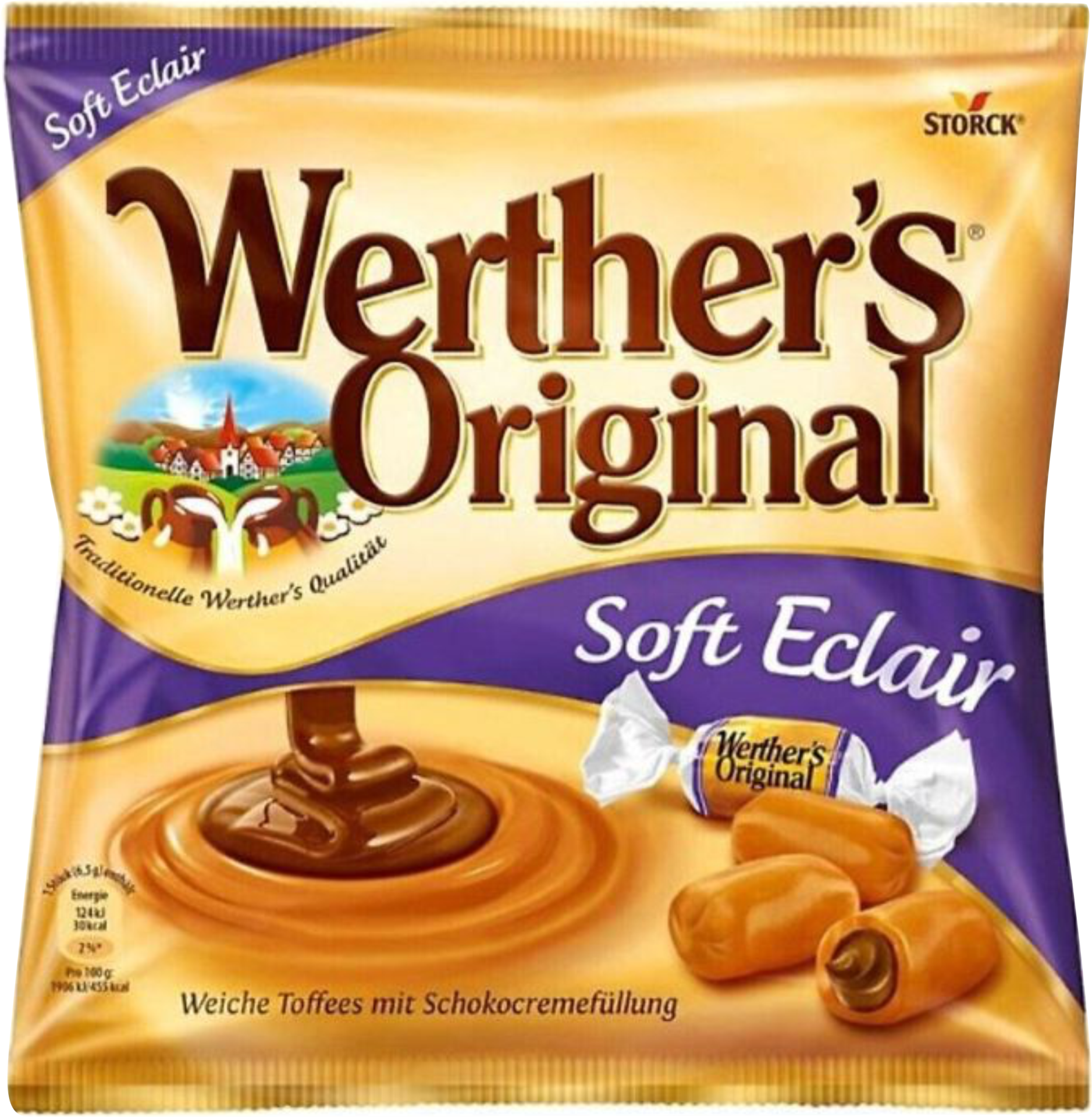 Storck Werther's Original Soft Caramel Eclair 100 GR