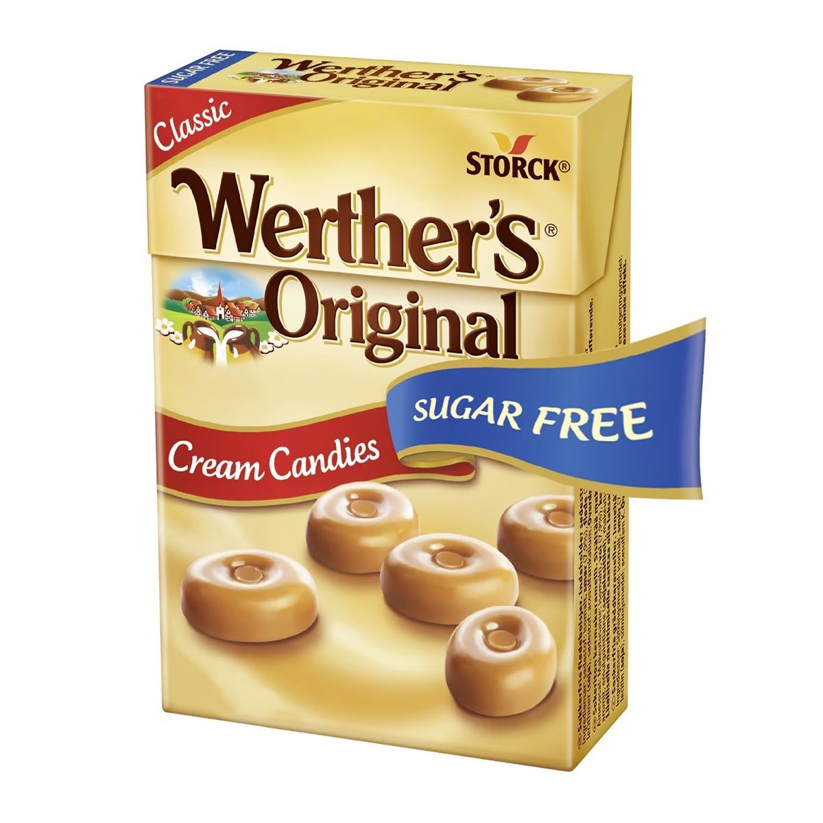 Storck Werther's Original Cream Candies Sugar Free 42 GR