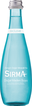 Sırma Exclusive Doğal Maden Suyu Cam 330 ML X 6 Adet