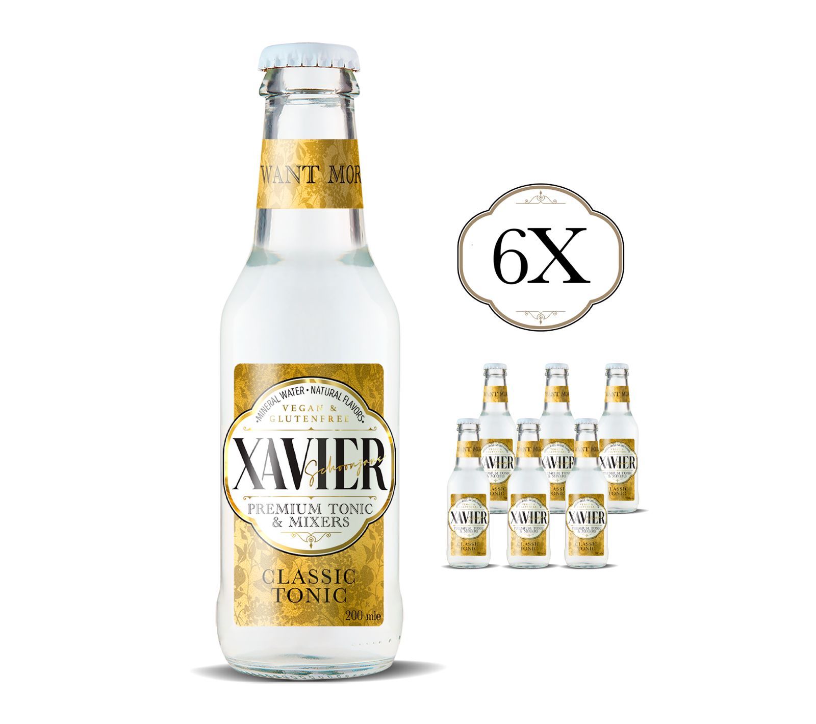 XAVIER Premium Classic Tonic 200 ML X 6