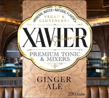 XAVIER Premium Tonic & Mixers Ginger Ale  200 ML X 6